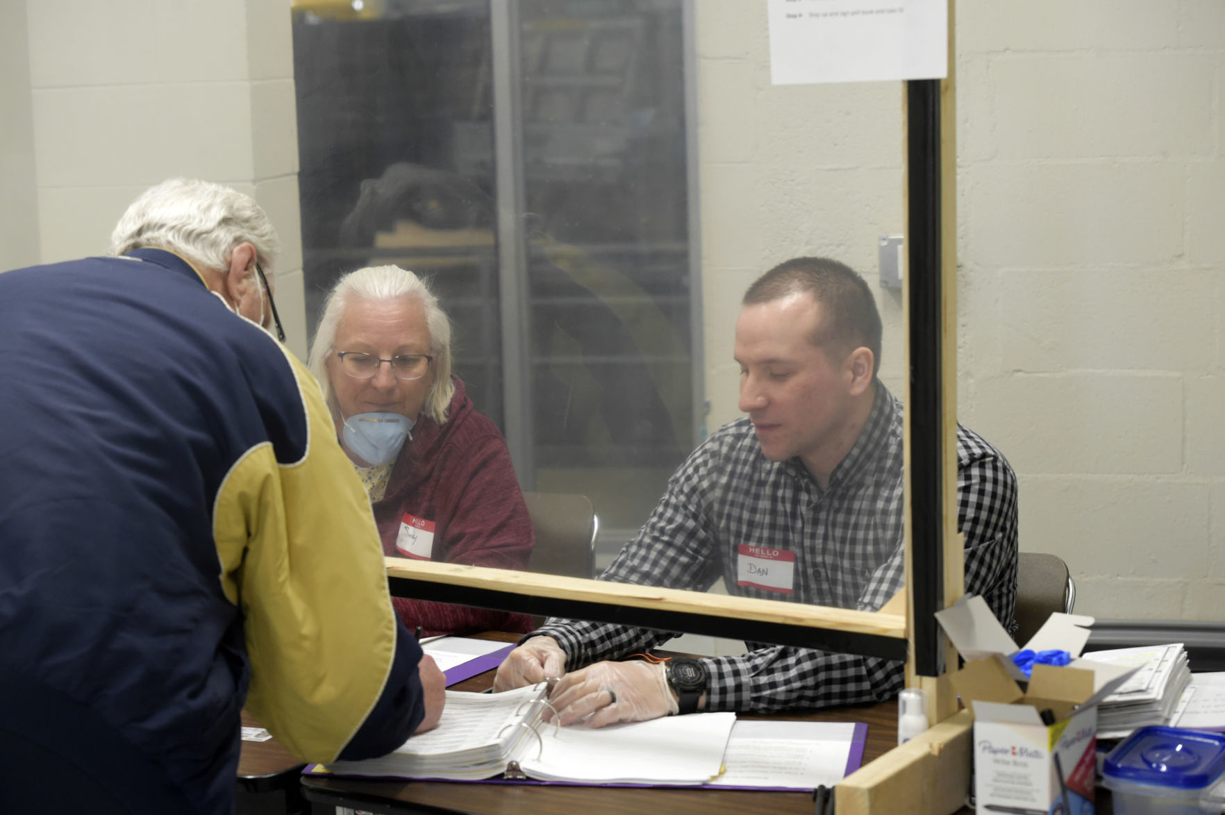Guard at the polls